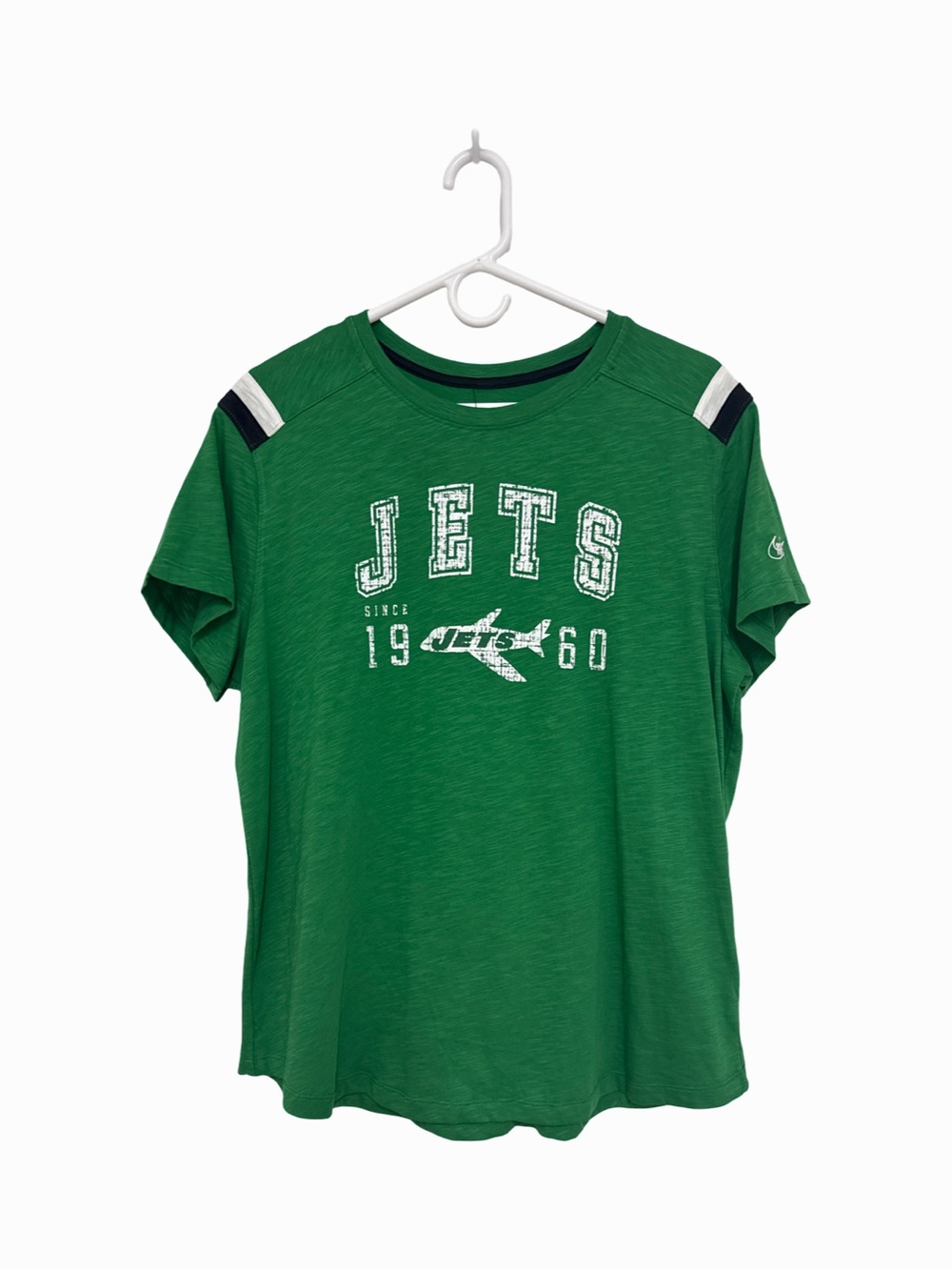 Nike Team Apparel Jets Football Graphic T-Shirt XL Green